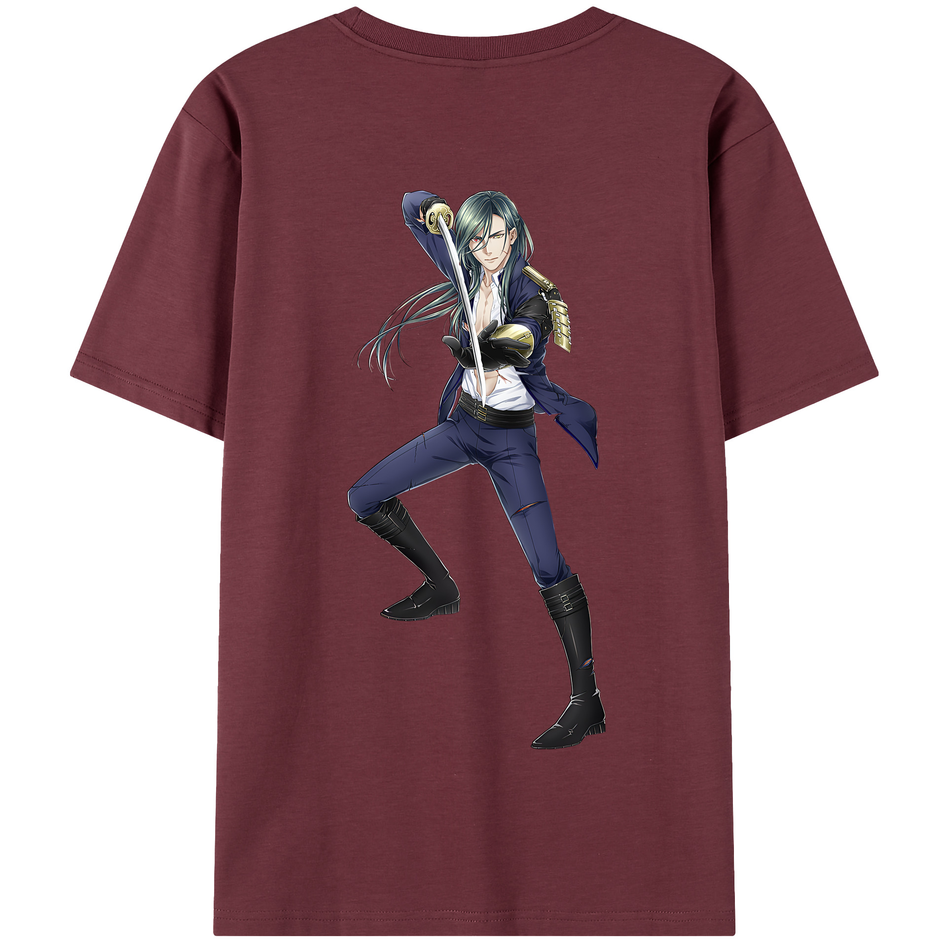 （画像用） 刀剣乱舞 Touken Ranbu 綿100％半袖Tシャツ（背面プリント）